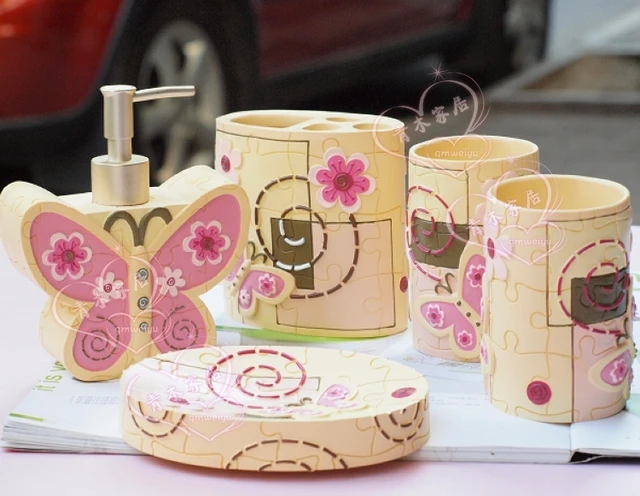 Free Shipping Erfly Series Bathroom Set S Birthday Gift Free Shipping Erfly Series Bathroom Set S Birthday Gift Kit Accessories Hdm 5