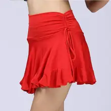 Лидер продаж, Женская юбка, одежда для латиноамериканских танцев, повседневная квадратная юбка с леггинсами