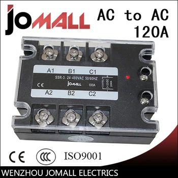 

120A AC control AC SSR three phase Solid state relay