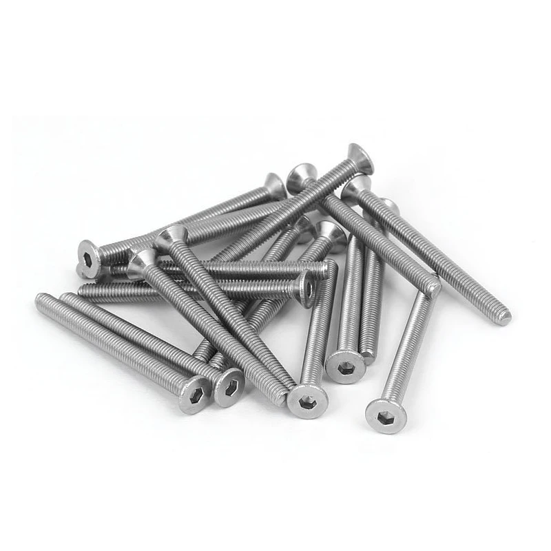 

20PCS/Pack DIN7991 M3 x 35mm 316 Stainless Steel Flat Head Hex Socket Cap Screw Bolt For Home Office Appliance Ship Assembly Etc