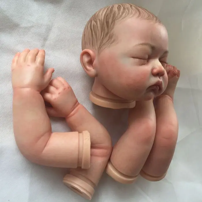 Reborn baby doll наборы аксессуаров DK-15P 22 дюймов набор силиконовых кукол ручной работы аксессуары DIY Модель мягкие виниловые игрушки для девочек