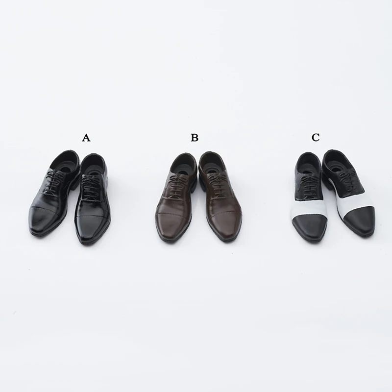 

1/6 Men's Fashion Shoes with Feet Inside for 12''Bodies figures