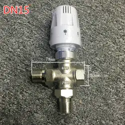 Автоматический клапан термостата термостат raditor латунь клапан DN20-DN25