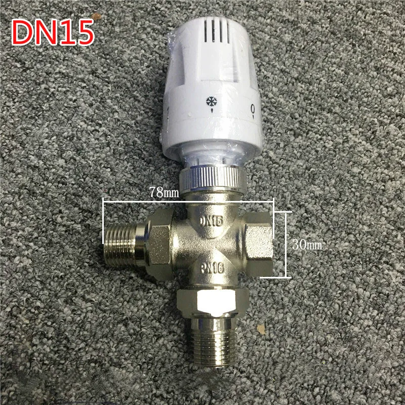 automatic Thermostat valve Thermostat raditor brass valve DN20 DN25in