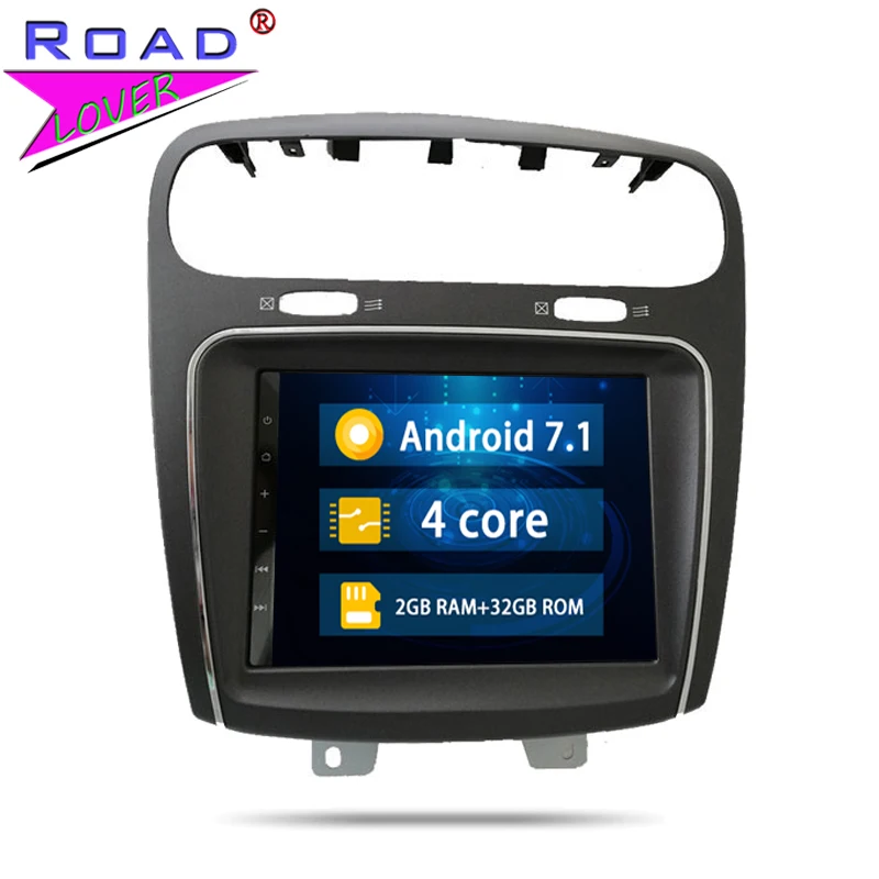 2 Din Android 7.1 Car Radio Head Unit Autoradio Player For Fiat Leap Freemont Dodge Journey Stereo GPS Navigation Magnitol Video
