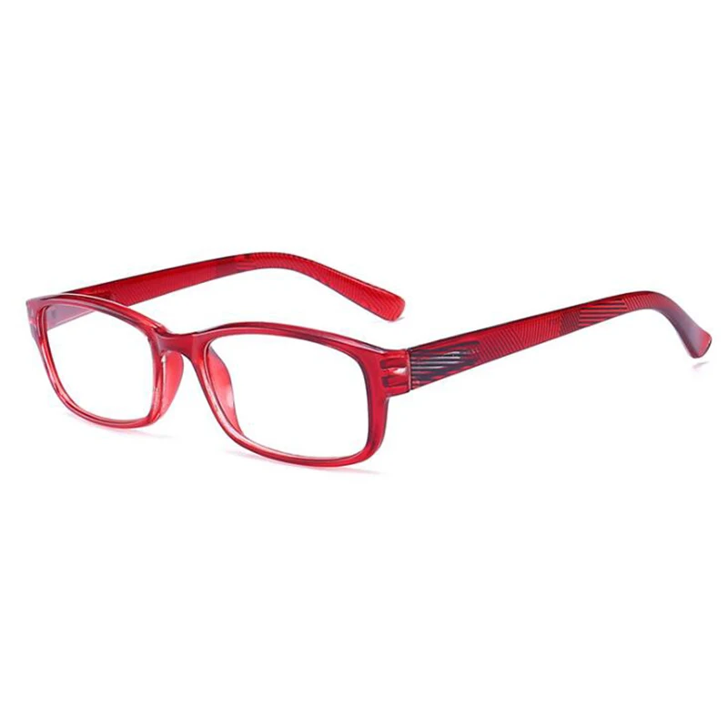 Новые мужские и женские HD смолы для чтения зеркало PC полная Рамка модные очки для чтения цвет - Цвет оправы: C4-Red