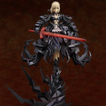 

NEW hot 23cm Fate Zero Fate stay night black saber Arturia Pendragon action figure toys collection Christmas gift no box