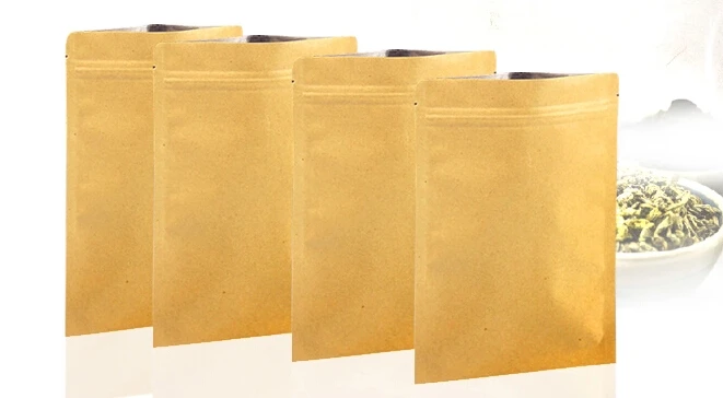 100 шт. пакеты из крафт бумаги для упаковки продуктов|bag food|bag bagbag zip |