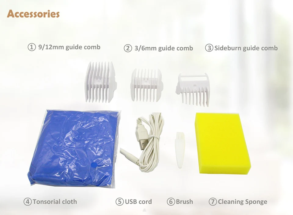 Kids waterproof hair clipper (7)