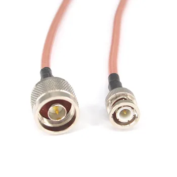 

10 Pieces BNC male to N male Connector Extension Cable RG142 Pigtail Low Loss Cable