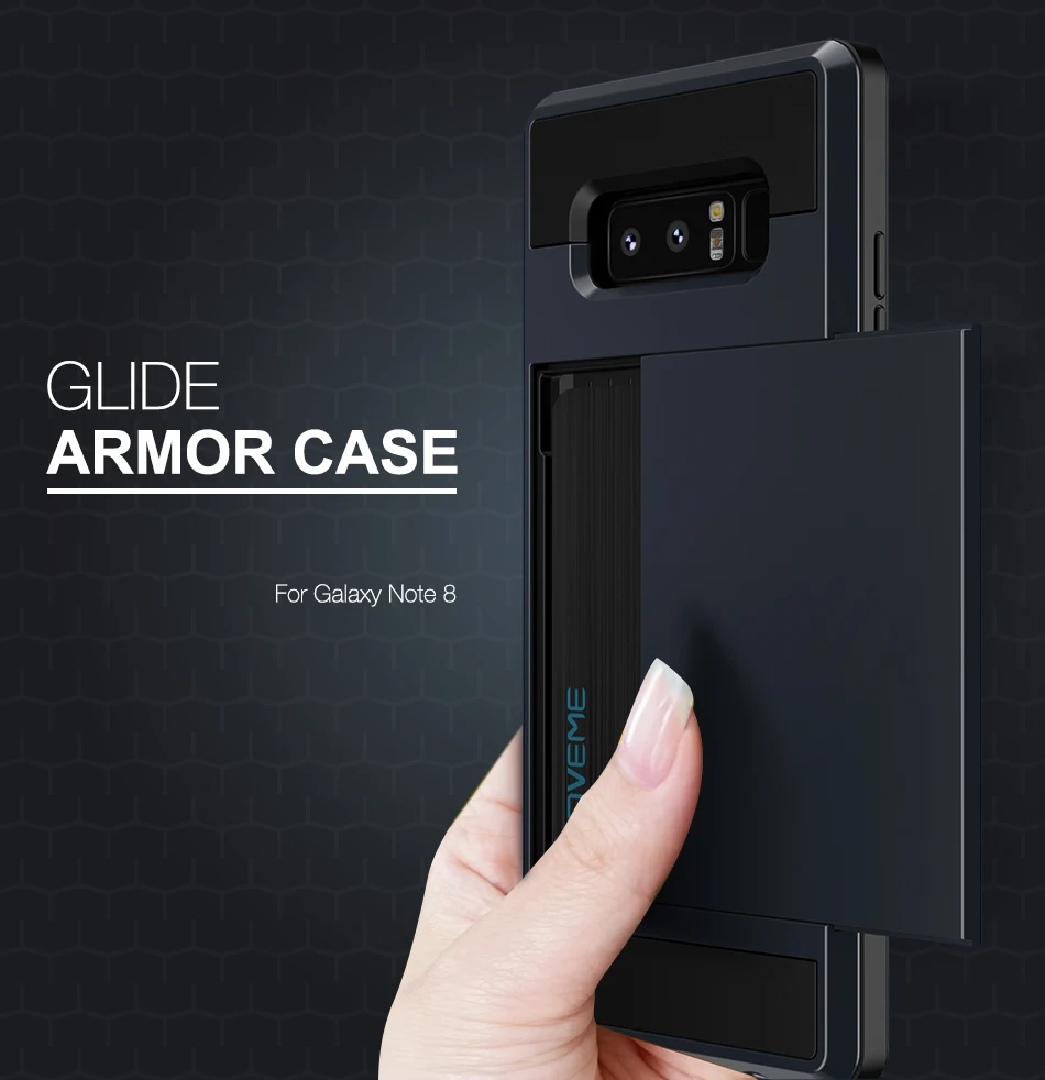 

Case for Samsung Galaxy S10e S10+ S10 Card Slot Phone Cases for Samsung S8 S9 Plus S5 S6 S7 Edge Note 9 8 5 Cover