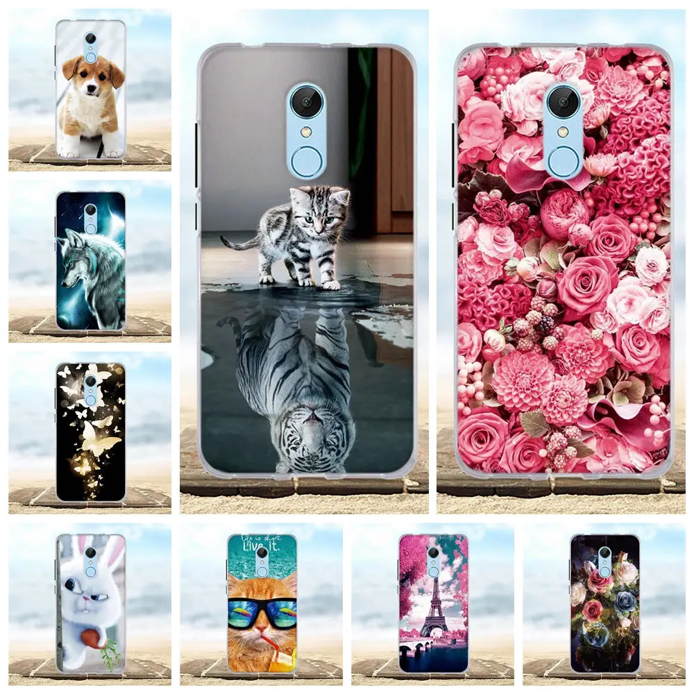 For Xiaomi Redmi 5 5Plus Case Silicone Back Cover For Xiomi Redmi 5 Plus Case Pattern For Xiaomi Redmi 5 Plus Redmi5 Phone Cases