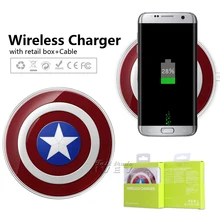 50 шт./лот Универсальный Qi Беспроводная док-станция для зарядного устройства для зарядки подставка для мобильного телефона адаптер сотовый телефон для samsung Galaxy S7 S6 края для iphone X 8