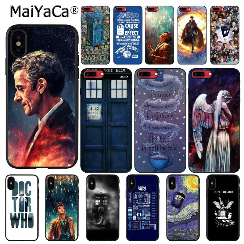 Чехол для телефона Tardis Box Doctor Who iphone 11 12 Pro 11Pro Max 8 7 6 6S Plus X XS MAX 5 5S SE XR|Бамперы| |