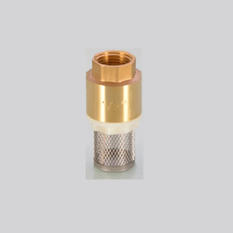 

1/2" BSP Female Thread Brass Check Valve With Mesh Strainer Filter Bottom Valve Foot Valve For Water Oil Air