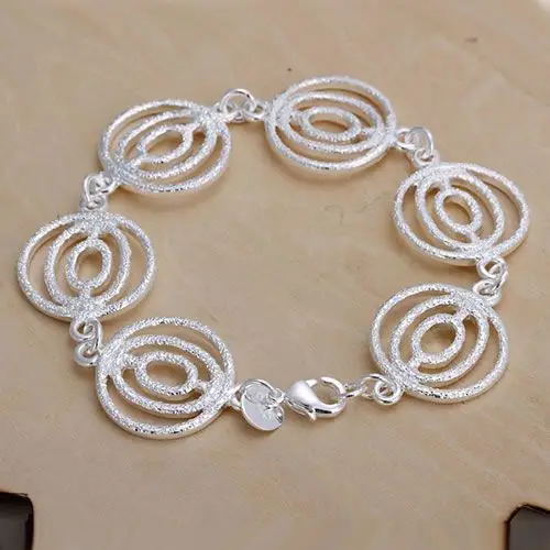

Beautiful Elegant Wedding Women Silver Plated Color Chain Bracelet Charm Fashion Jewelry Lantern Bracelet Auoajlva