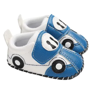 

Cute Baby Shoes Newborn Baby Boy Car Cartoon Casual Soft Bottom The First Walker Fashion Children's Shoes