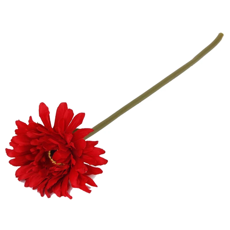 Акция-5 шт. искусственных цветов Gerbera Gaensebluemchen Red