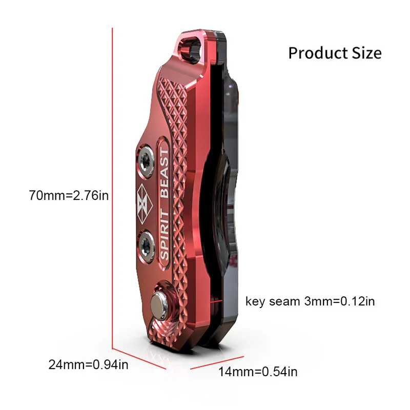 Seineca CNC алюминиевый чехол для ключей от мотоцикла скутер ключ крышка для Бенелли Yamaha(содержит ключ эмбрион Варианты покупки