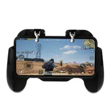 4 в 1 Мобильный Геймпад контроллер телефон Handgrip Бесплатные кнопки огня L1R1 триггер джойстик держатель вентилятор охлаждения для 4-6,3 дюймов телефон