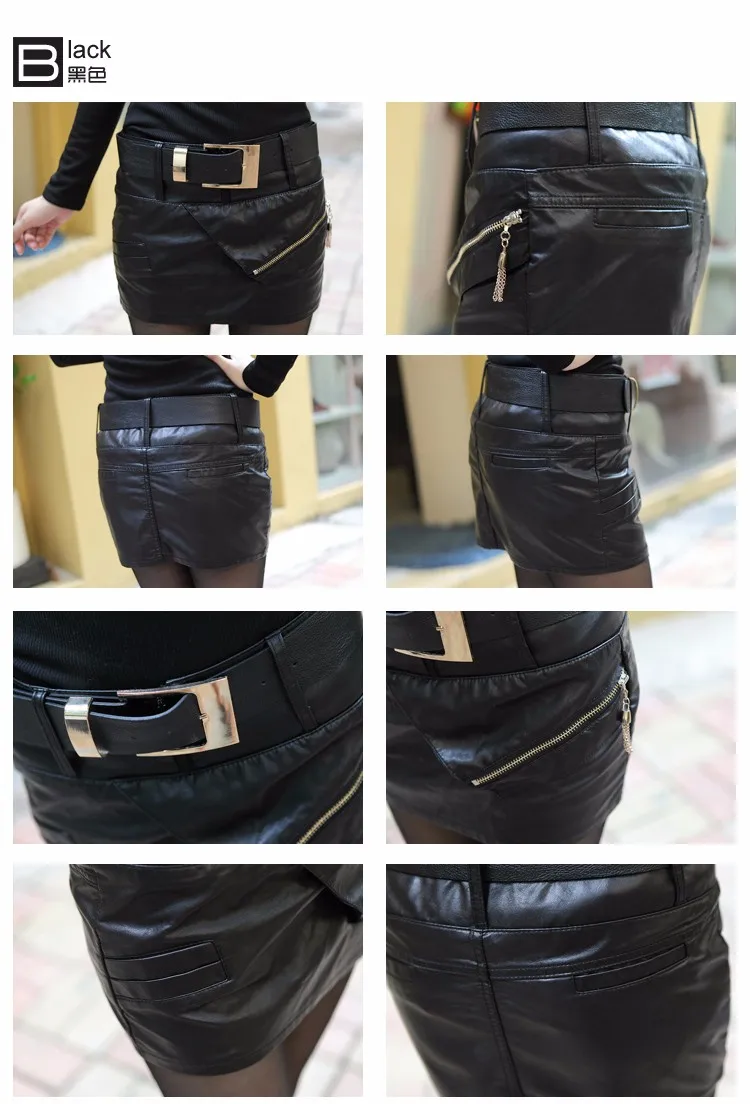 Jerry Весна и осень женские кружевные шорты юбки pu кожаные шорты ...