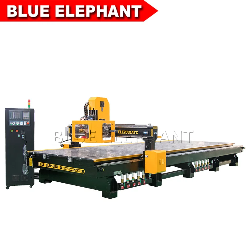 Mavi Fil ATC CNC Router 2060 Ah ap Oyma Makinesi B y k al ma Masas 