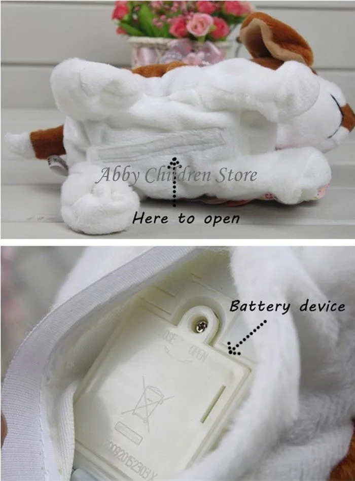 Controle de Som Animais de Estimação Eletrônicos para Crianças Abbyfrank Cães Eletrônicos Interativos Robô Cão Latir Levantar Andar Brinquedos 30 Controle de Som Abbyfrank Cães Eletrônicos Animais