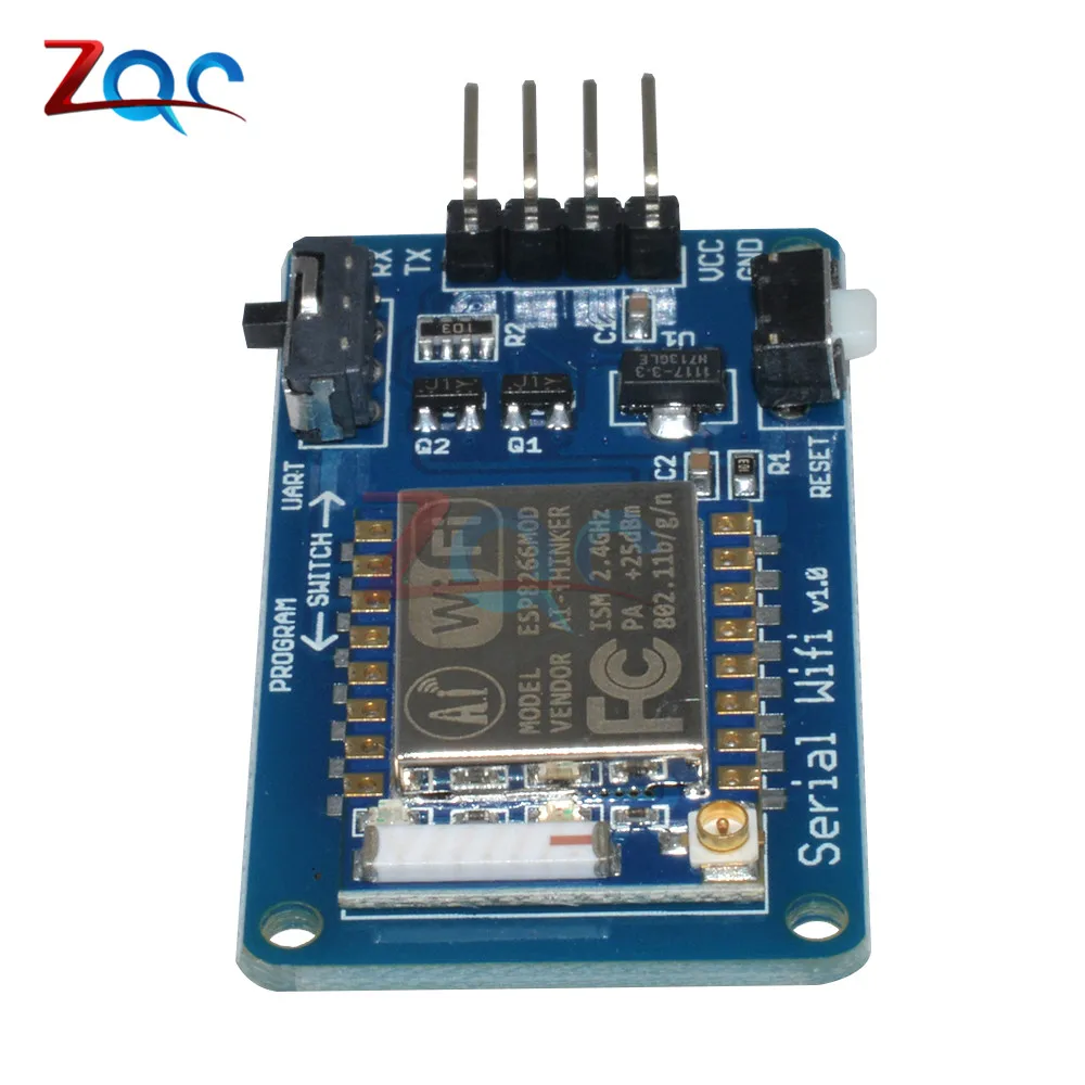 ESP8266 ESP-07 ESP07 Wifi серийный приемопередатчик беспроводной модуль платы 3,3 V 5V 8N1 ttl UART порт контроллер для Arduino UNO R3 One