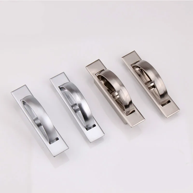 Xipeiyi Tatami Hidden Sliding Door Handle Knob Zinc Alloy Recessed