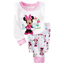 Hot sale Children boys girls kids Clothing Sets Cartoon suits 2 pcs Sleepwear Long Sleeve Cartoon Pajamas