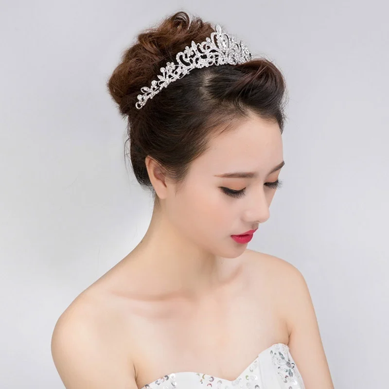 Beautifu1 pcs New Wedding Bridal Princess Austrian Crystal Prom Hair