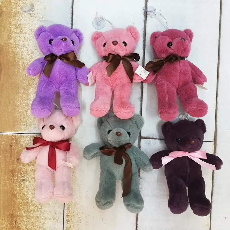 22cm sitting bear with bow tie 2