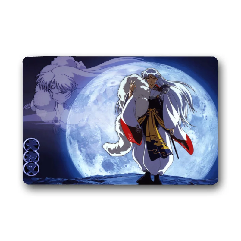 Inuyasha ковер с принтом для ванной комнаты кухонный вход 40X60 см/50X80 см нескользящий дверной коврик внутренние и наружные коврики для дома