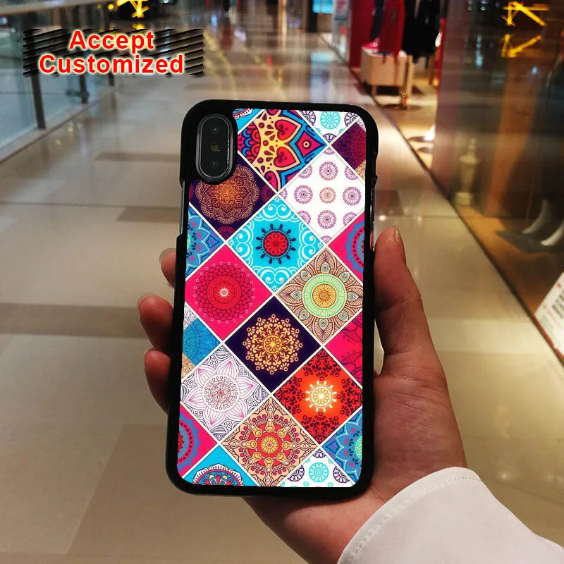 

Shell Cover Case for Samsung Galaxy Note 8 9 S8 S9 Plus S6 S7 Edge Mandala for iPhone 10 X XS Max XR 7 8 6 6S Plus 5 5S SE