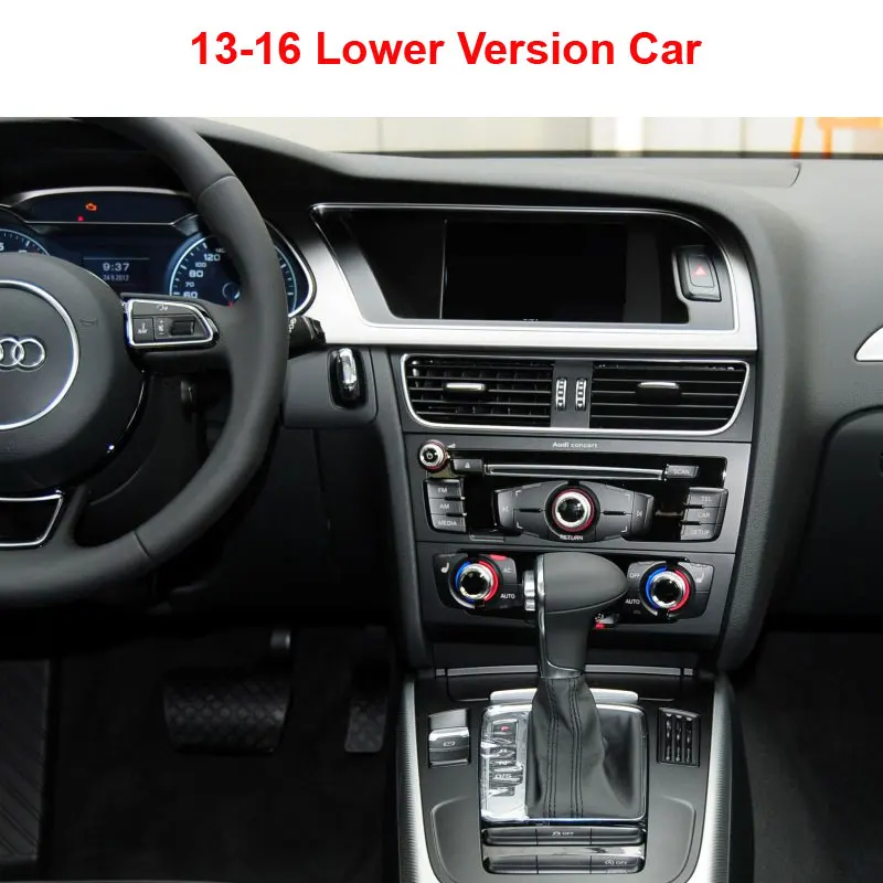 COIKA 8," Android 9,0 система автомобиля ips зеркальный экран стерео для Audi A4 2009- gps Navi Carplay Google wifi SWC 2+ 32G ram - Цвет: 13-16 NO OEM GPS CAR