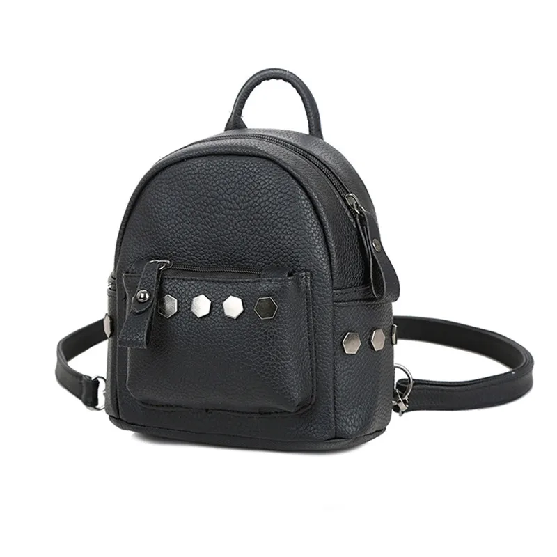 

2016 hot sale Naivety New Fashion Women Backpack Good Quality Rivet Backpacks PU Leather Backpack Bag  wholesale Free ShippingEW