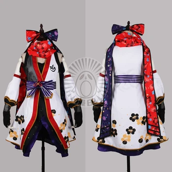 

Rin Hoshizora Love Live Ninjia Awakening Cosplay Costume Red Dress Socks A