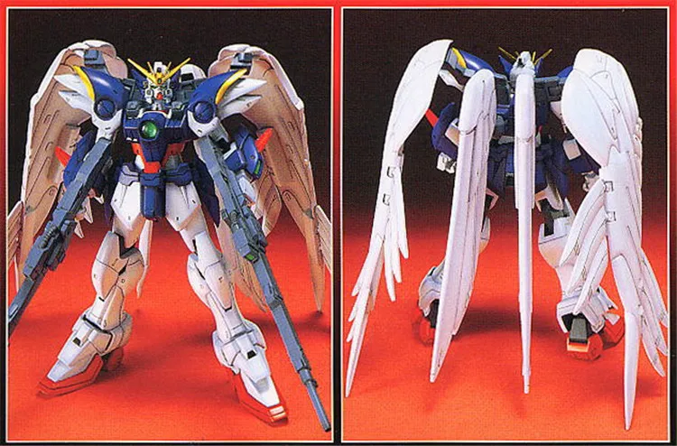 Bandai Gundam ТВ 1/100 EW 02 крыло ноль мобильный костюм собрать модель наборы фигурки пластмассовые игрушечные модели