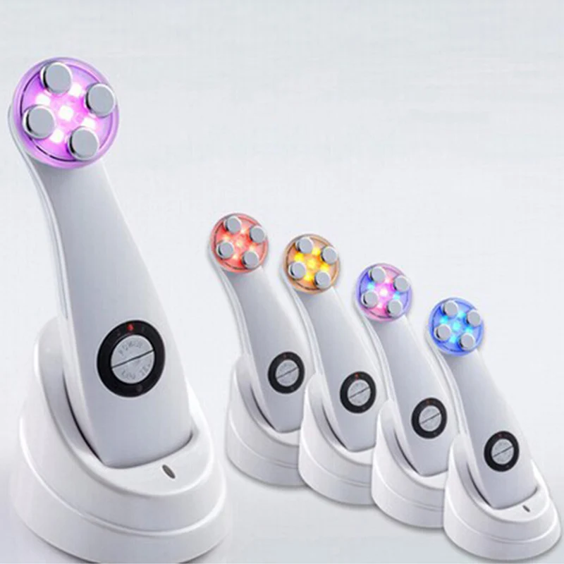 

RF LED Lifting Tightening Skin Whitening Ionic Photon Anti-aging EMS Face Beauty Ultrasound Skin Care Wrinkle Remove Machine