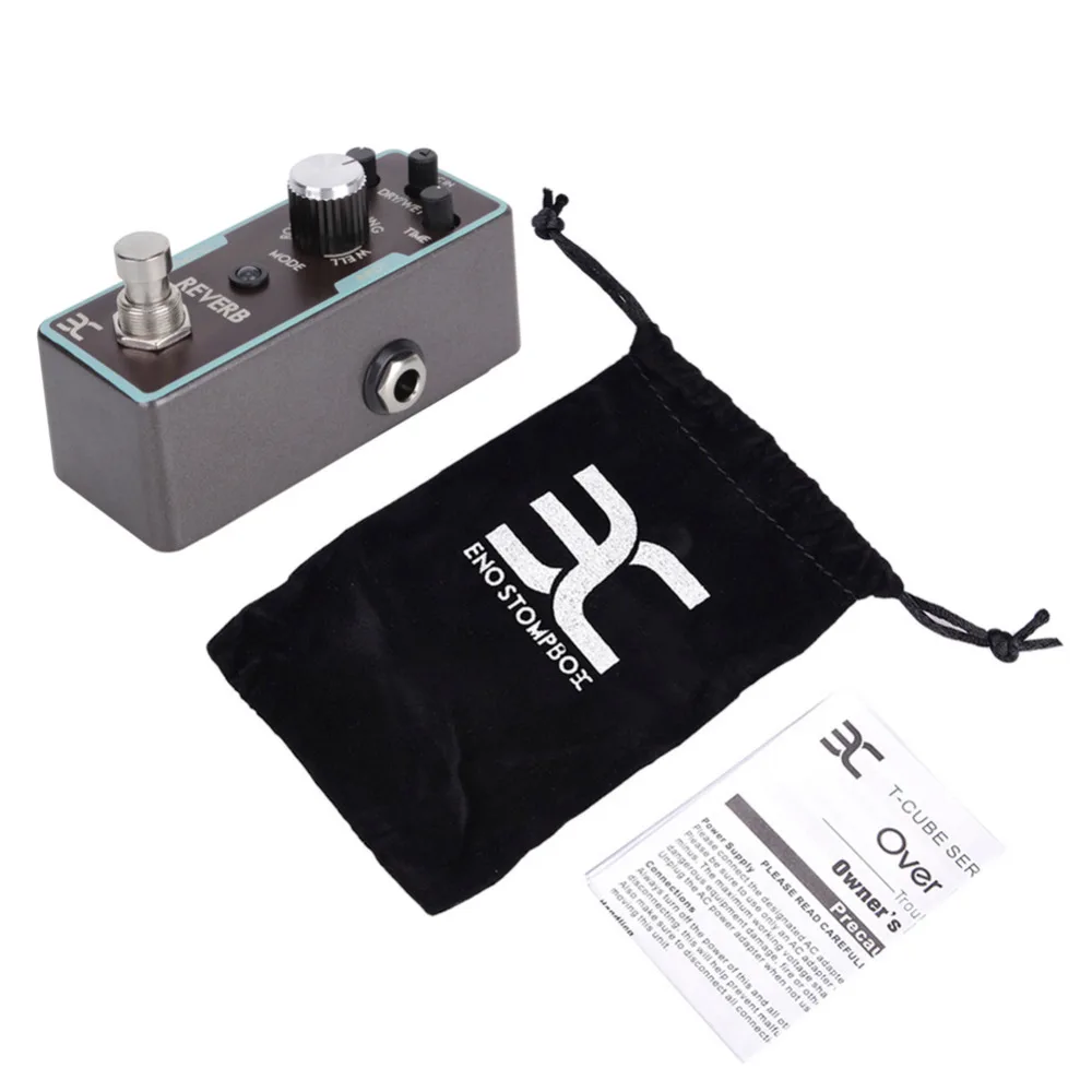 2019 High Quality Guitar Pedal Electric Guitarra Single Digital Reverb Electric Guitar Effect Pedal Mini Single Effect With True