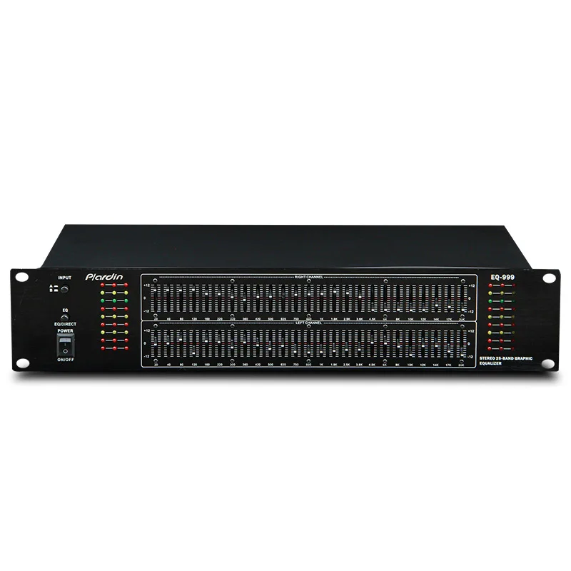 

EQ-999 stereo 25 - BAND garphic EQUALIZER 25 Dual channel independent EQ adjustment Home / KTV / stage professional EQ equalizer