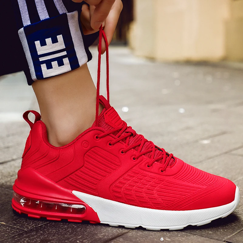 

Hemmyi Tenis Masculino Adulto Air Cushion Men Sneakers Spring/Autumn Lace-Up Shoes for Men Plus Size 39-45 Support Dropshipping
