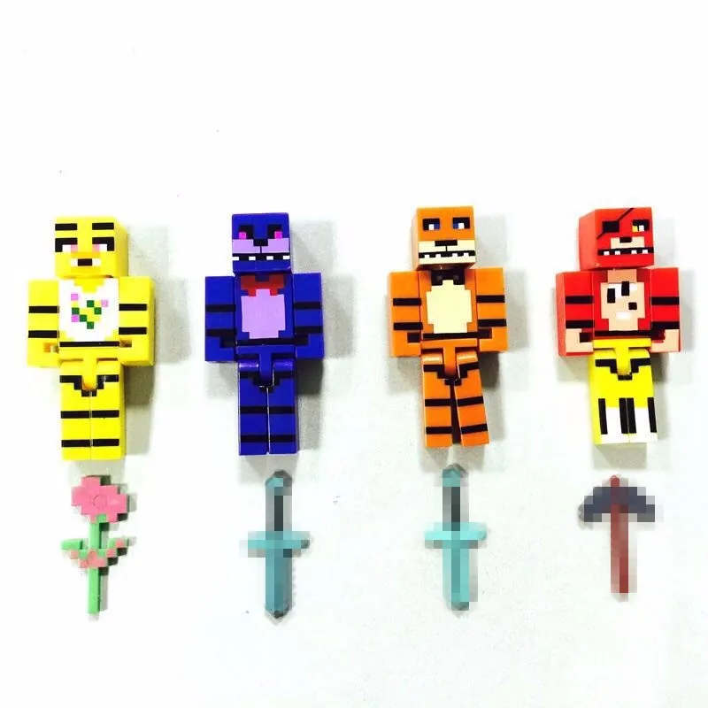 Buy 4pcs Set Minecraft Five Nights At