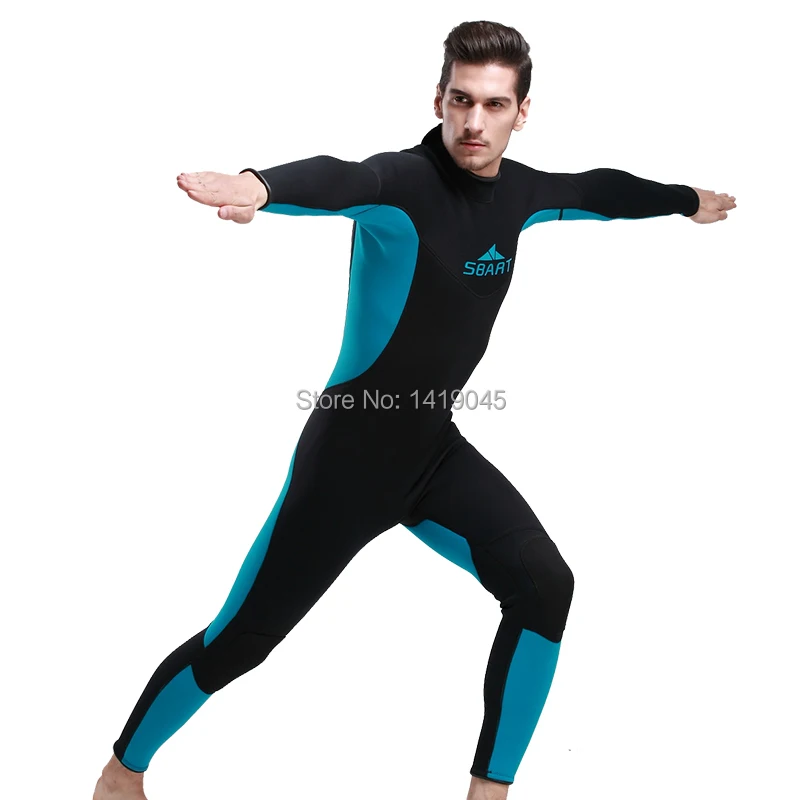 Sbart гидрокостюм 3 мм неопрен серфинг, Ныряние костюм professional Цельный купальник Дайвинг триатлонный костюм черный Боди костюм для мужчин