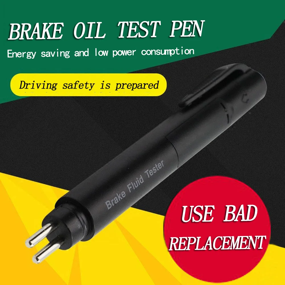 

Brake Fluid Liquid Tester Pen With 5 LED Car Auto Vehicle Tools Diagnostic Tools Mini Brake Fluid Tester