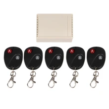 315/433 МГц DC 12V 2CH RF Беспроводной переключатель системы дистанционного управления приемник+ 5 2 Кнопка передатчики для устройства открытия двери гаража