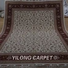 Yilong 8,5 'x11. 8 'Топ hereke ковёр из шелка и шерсти ручной работы изысканный персидская шерсть ковер(1903