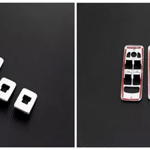 Для Land Rover Discovery Sport ABS Мэтт интерьера двери Крышка подлокотник Панель крышка отделка 4 шт./компл