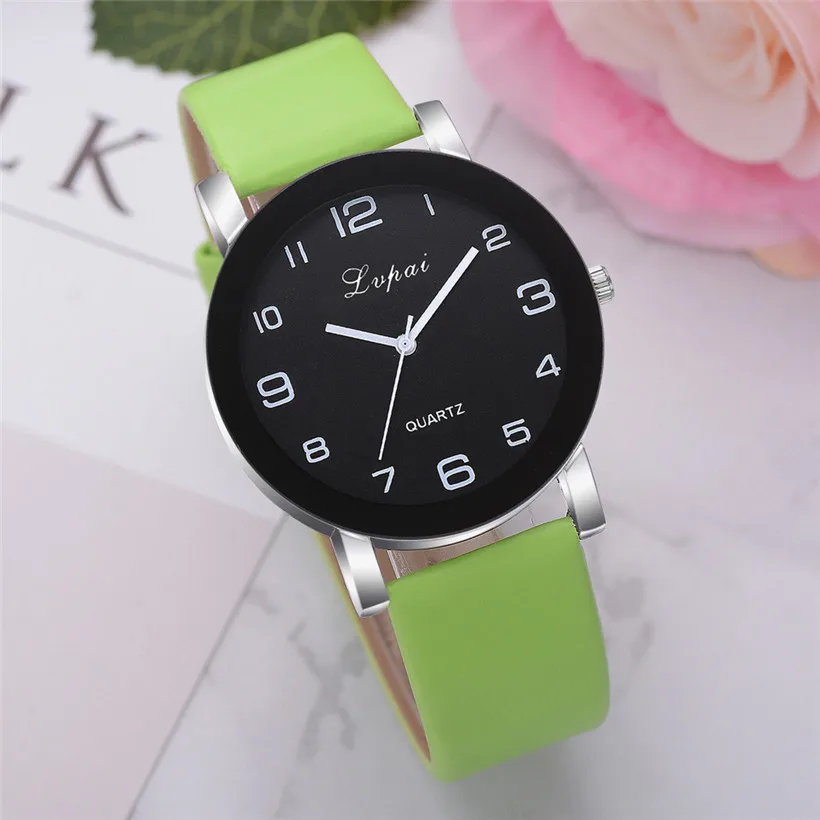 LVPAI женские часы модные роскошные женские кварцевые наручные часы Топ бренд кожаный ремешок часы женские часы Reloj