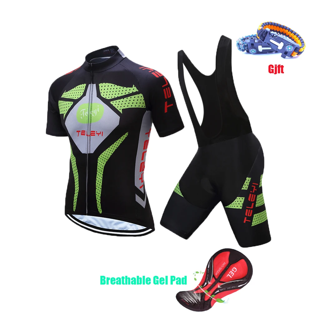 

2019 Summer cycling jersey BIB pants Men pro bicycle clothes set MTB road bike clothing sport suit male dress skinsuit kit wear